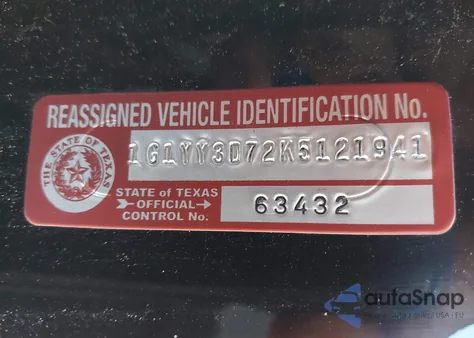 2019 Chevrolet Corvette Grand Sport 2Lt из США, поврежденный, VIN 1G1YY3D72K5121941